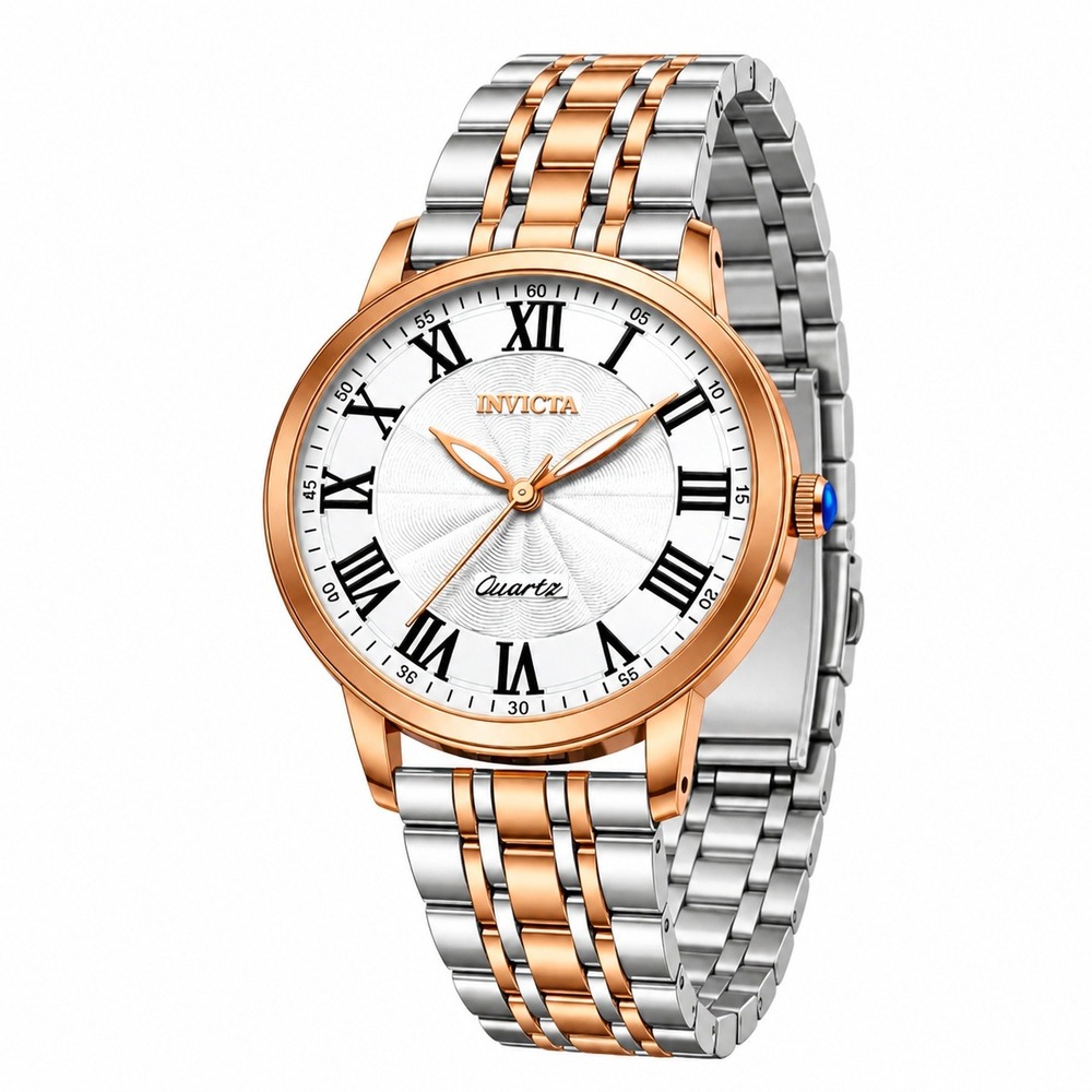 NEW Invicta Wildflower‎ Sloane Women's Watch - 34mm, Gold, Steel (69312) #0471